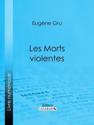 cover image of Les Morts violentes